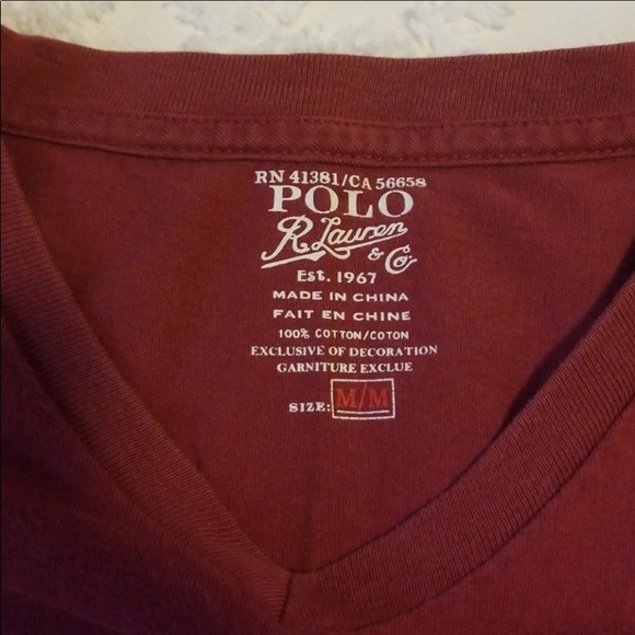Polo RL V Neck T shirt - Picture 2 of 3